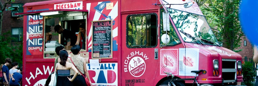 Rickshaw Dumpling Truck Park - by Evan Snug